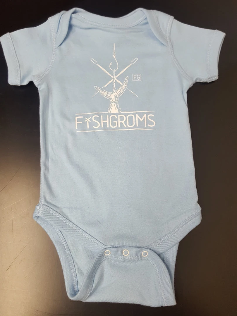 FISHING AND OUTDOOR APPAREL Fishgroms Baby Onesie 4 FISHING AND OUTDOOR APPAREL Fishgroms Baby Onesie