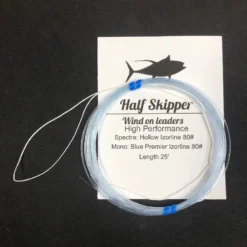 FISHING TACKLE Half Skipper Hollow Braid Wind On Leader
