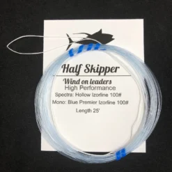 FISHING TACKLE Half Skipper Hollow Braid Wind On Leader 10 FISHING TACKLE Half Skipper Hollow Braid Wind On Leader