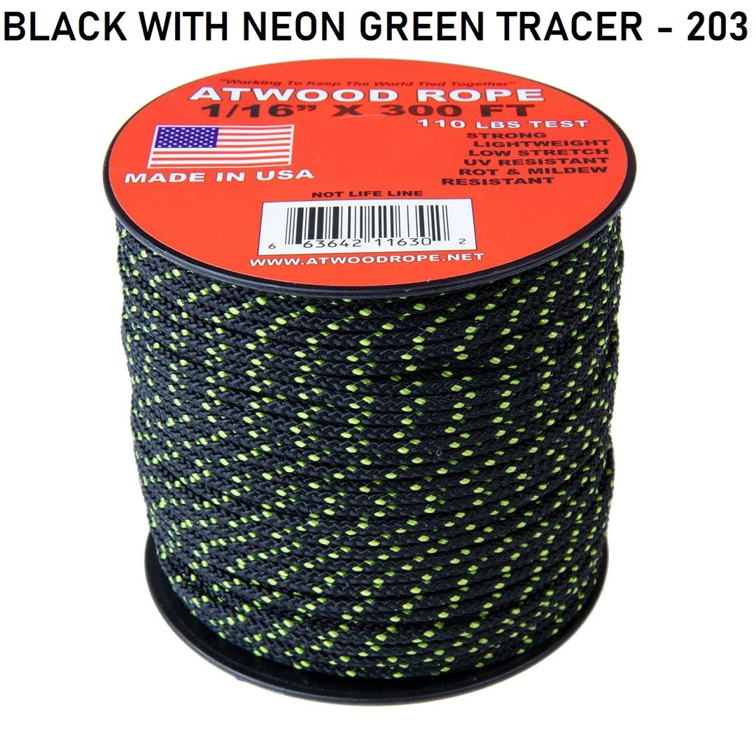 Atwood Rope COMMERCIAL FISHING Atwood 2 Color Patterned Rope 1/16" Butt Wrap Cord 5 Atwood Rope COMMERCIAL FISHING Atwood 2 Color Patterned Rope 1/16" Butt Wrap Cord
