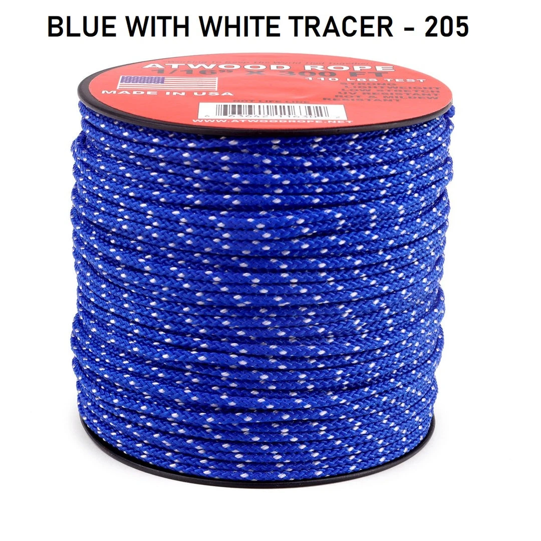 Atwood Rope COMMERCIAL FISHING Atwood 2 Color Patterned Rope 1/16" Butt Wrap Cord 7 Atwood Rope COMMERCIAL FISHING Atwood 2 Color Patterned Rope 1/16" Butt Wrap Cord