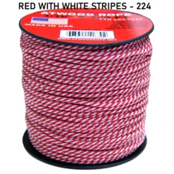Atwood Rope COMMERCIAL FISHING Atwood 2 Color Patterned Rope 1/16" Butt Wrap Cord 51 Atwood Rope COMMERCIAL FISHING Atwood 2 Color Patterned Rope 1/16