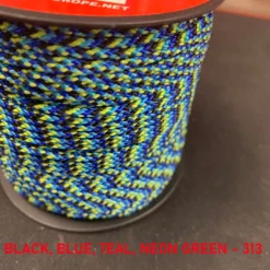 Atwood Rope Atwood 3 And 4 Color Patterned Rope 1/16" Butt Wrap Cord COMMERCIAL FISHING 35 Atwood Rope Atwood 3 And 4 Color Patterned Rope 1/16