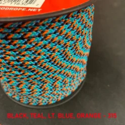 Atwood Rope Atwood 3 And 4 Color Patterned Rope 1/16" Butt Wrap Cord COMMERCIAL FISHING 37 Atwood Rope Atwood 3 And 4 Color Patterned Rope 1/16