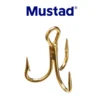 Mustad 3551 Gold Treble Catfish And Trout Hook