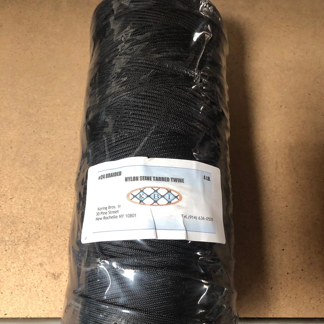 Koring Bros Braided Tarred Nylon Seine Twine 5 Koring Bros Braided Tarred Nylon Seine Twine