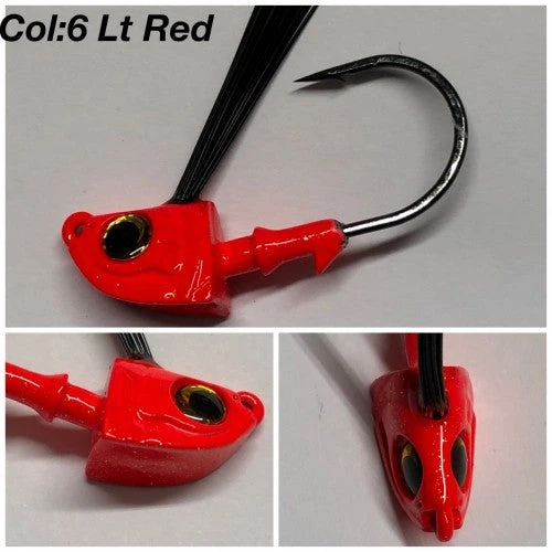 Caivo Weedless Mohawk II Jig Head FISHING TACKLE 5 Caivo Weedless Mohawk II Jig Head FISHING TACKLE