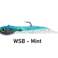 Hookup Baits HUB 4" White Seabass Special Tube Baits With Owner 3X Strong Hook FISHING TACKLE 5 Hookup Baits HUB 4