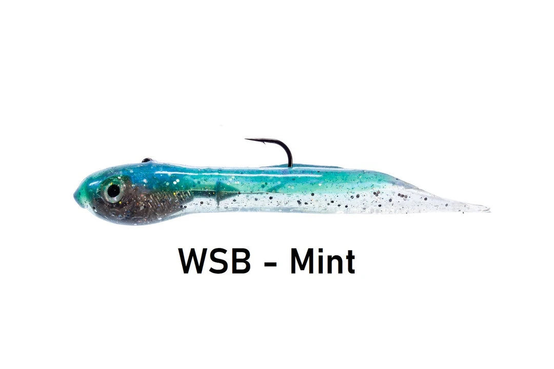 Hookup Baits HUB 4" White Seabass Special Tube Baits With Owner 3X Strong Hook FISHING TACKLE 4 Hookup Baits HUB 4" White Seabass Special Tube Baits With Owner 3X Strong Hook FISHING TACKLE
