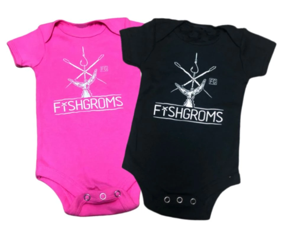 FISHING AND OUTDOOR APPAREL Fishgroms Baby Onesie 3 FISHING AND OUTDOOR APPAREL Fishgroms Baby Onesie