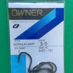 FISHING TACKLE Owner Gorilla Light Hook