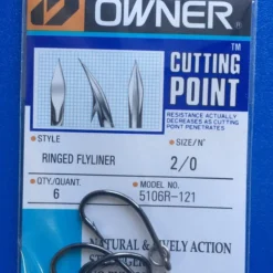 FISHING TACKLE Owner Ringed Flyliner Hook