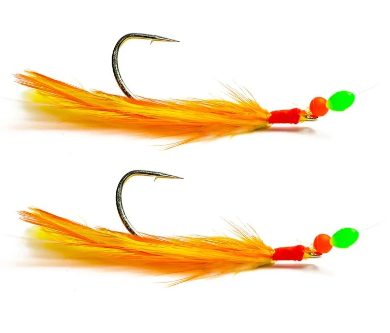 Cod Feather Shrimp Fly Rig By Promar 3 Cod Feather Shrimp Fly Rig By Promar