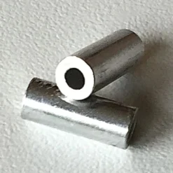 Catch All FISHING TACKLE Aluminum Stop Crimps - Round Single Barrel