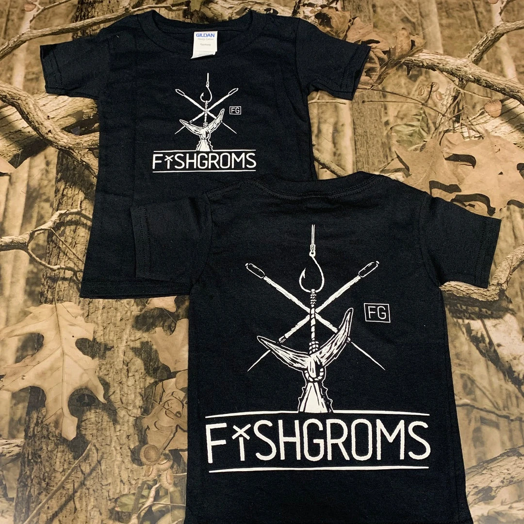 FISHING AND OUTDOOR APPAREL Fishgroms Toddler 2-Sided Print Tee 3 FISHING AND OUTDOOR APPAREL Fishgroms Toddler 2-Sided Print Tee