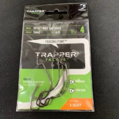 FISHING TACKLE Heavy Duty Trapper Offset Wide Gap Hooks