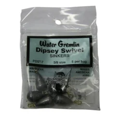 Water Gremlin Dipsey Swivel Bass Casting Sinker FISHING TACKLE