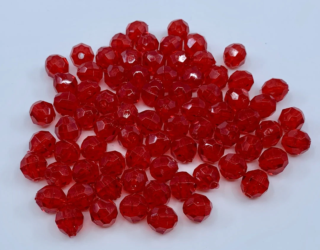 Catch All FISHING TACKLE Faceted Plastic Beads 3 Catch All FISHING TACKLE Faceted Plastic Beads