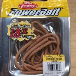Berkley FISHING TACKLE PowerBait Power Floating Trout Worm
